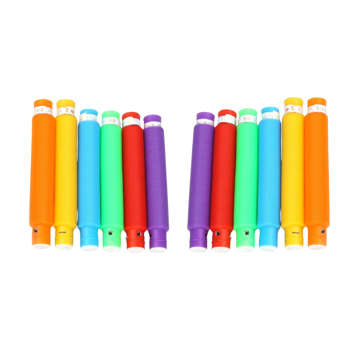 Colourful Tubes Sensory Toys Stretch Fidget Tube Toys Pull Tubes Fidget Toys