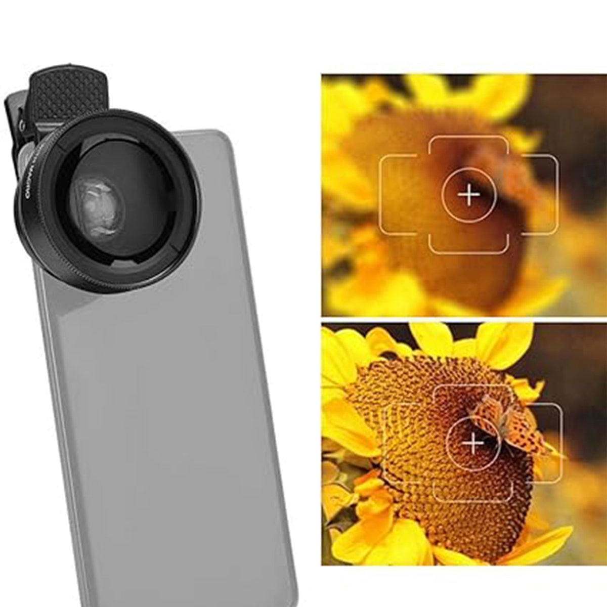 0.45X Camera Lens External Phone Lens Phone Camera Lens (With Color Box / 1 Pc)