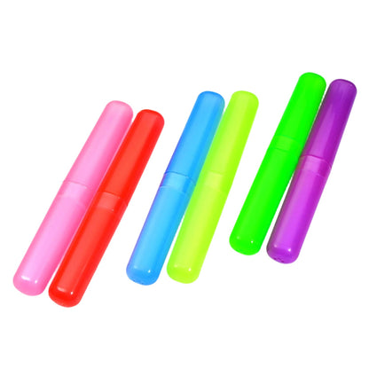 6Pc Plastic Toothbrush Cover Set