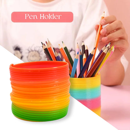 Rainbow Slinky Spring Toy – Compact Fun Toy for Kids & Adults, Gift-Friendly