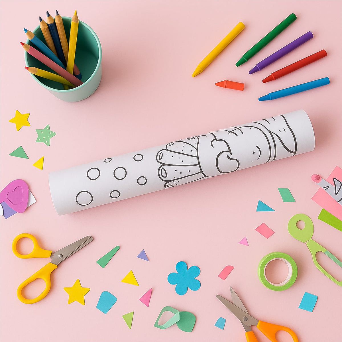 Tiny Thinkers Creative Coloring Roll