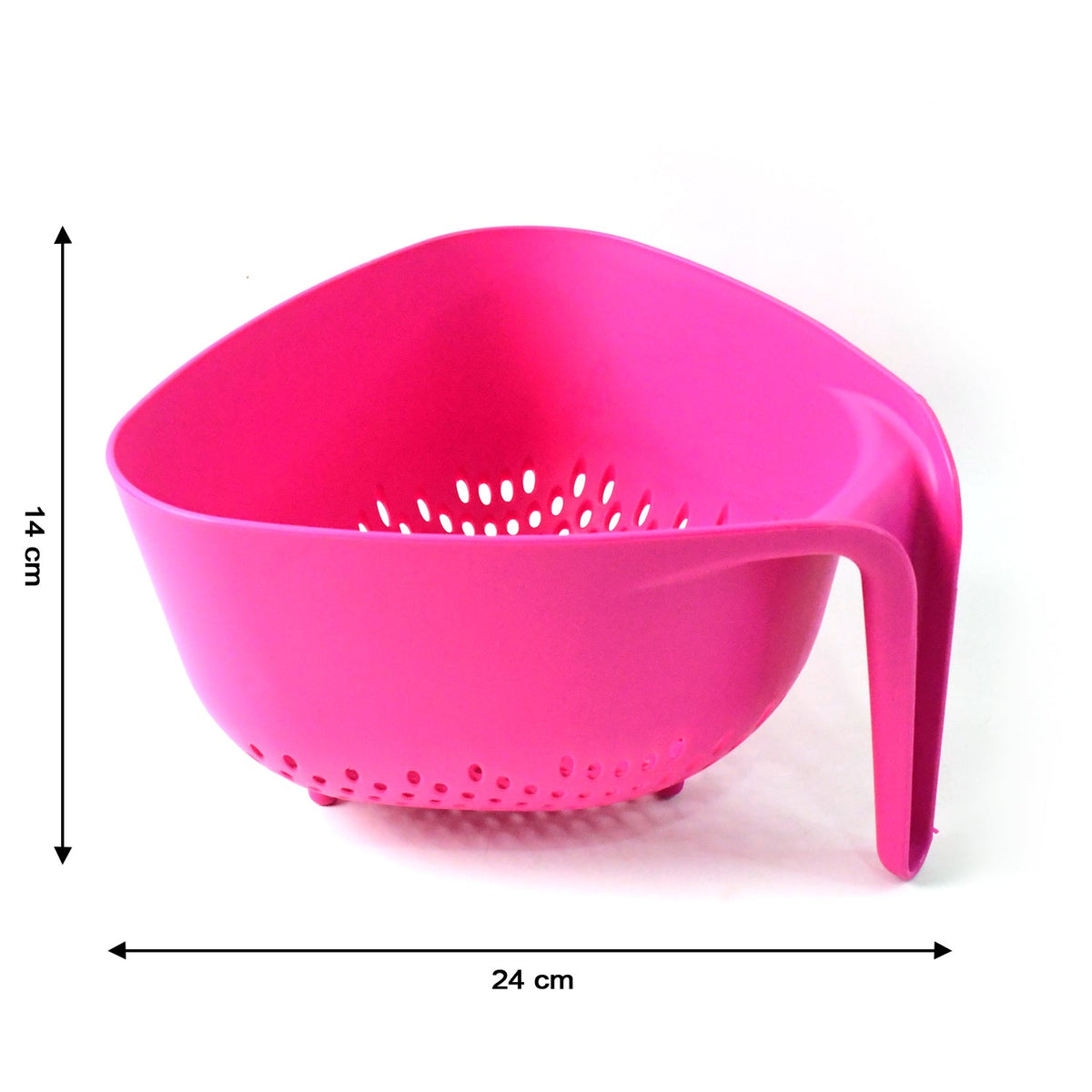 Supermom Plastic Premium Multipurpose Triangular Kitchen Colander (1 Pc)