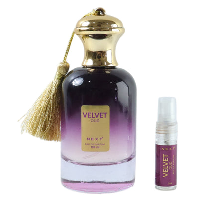 premium Velvet Oud perfume design Next brand