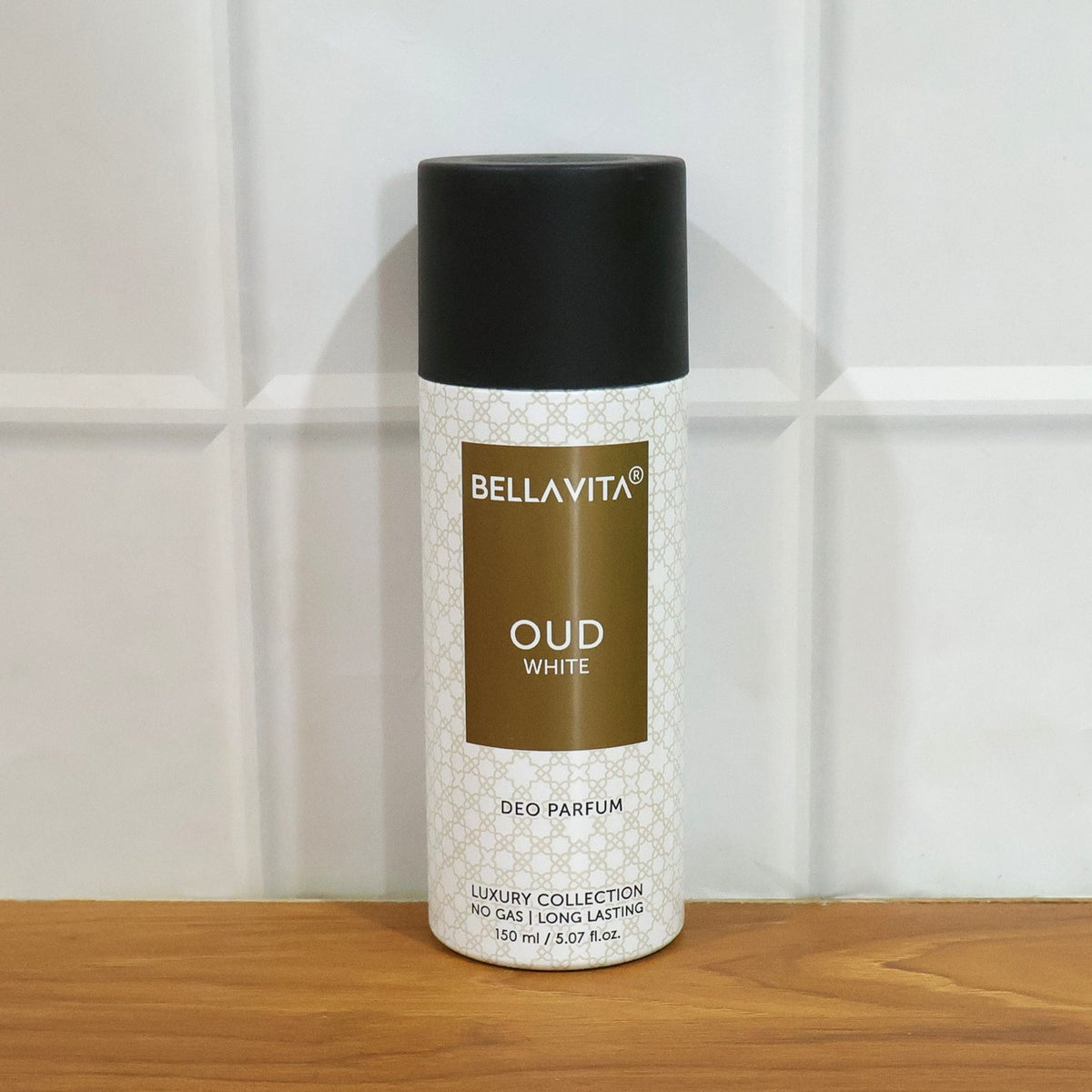 Bellavita Oud White Deo Perfume Body Spray for Men & Women 150 ML