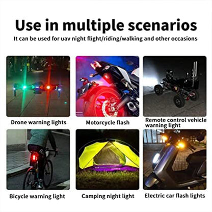 Mini LED RGB Strobe Light – USB Waterproof Party Light