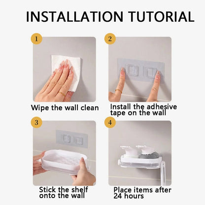 Multi-Function Wall Mounted Cleaning Combo Set (1 Set)