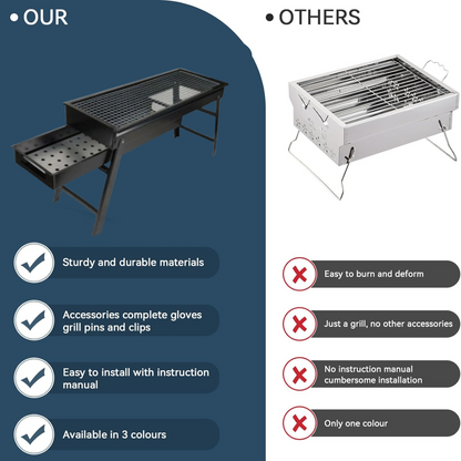 Portable BBQ Charcoal Grill