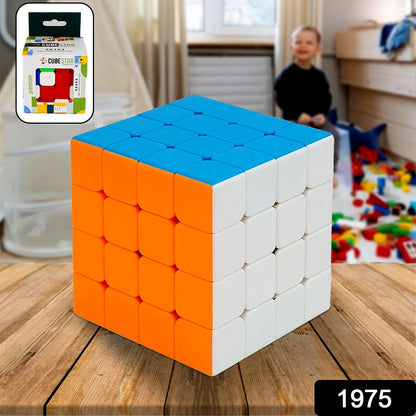 Small 4×4×4 High Speed Stickerless Magic Cube Puzzle Toy for Kids and Adults