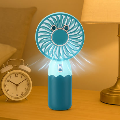 Mini Fan Rechargeable Table Fan Handheld Fan  For Home , Office , Car