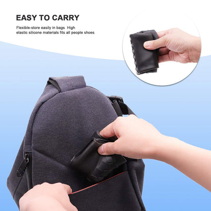 Non-Slip Silicone Rain Anti skid Waterproof Fordable Boot Shoe Cover ( Large )