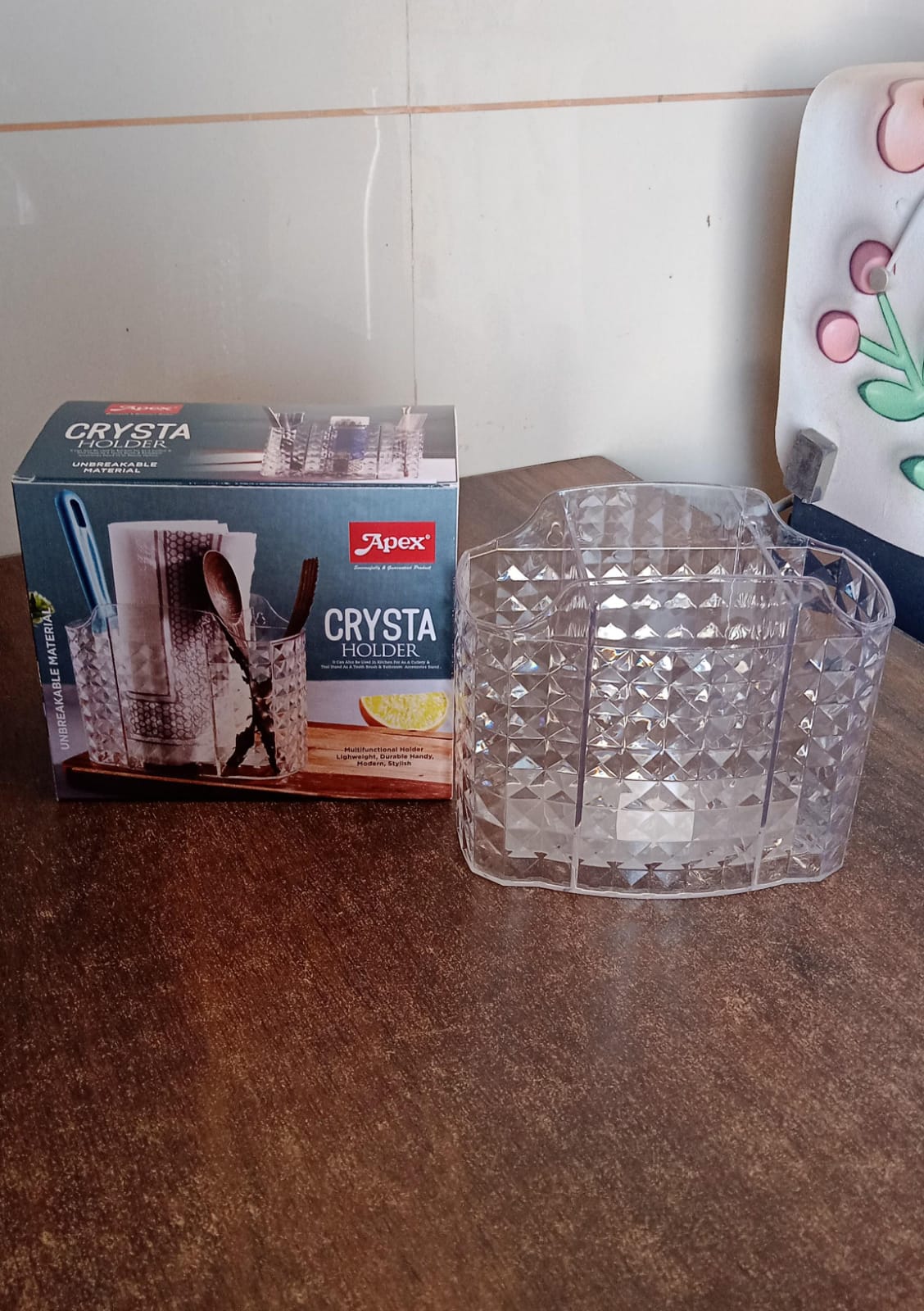 Apex Crysta Multipurpose Organizer Holder (1 Pc)