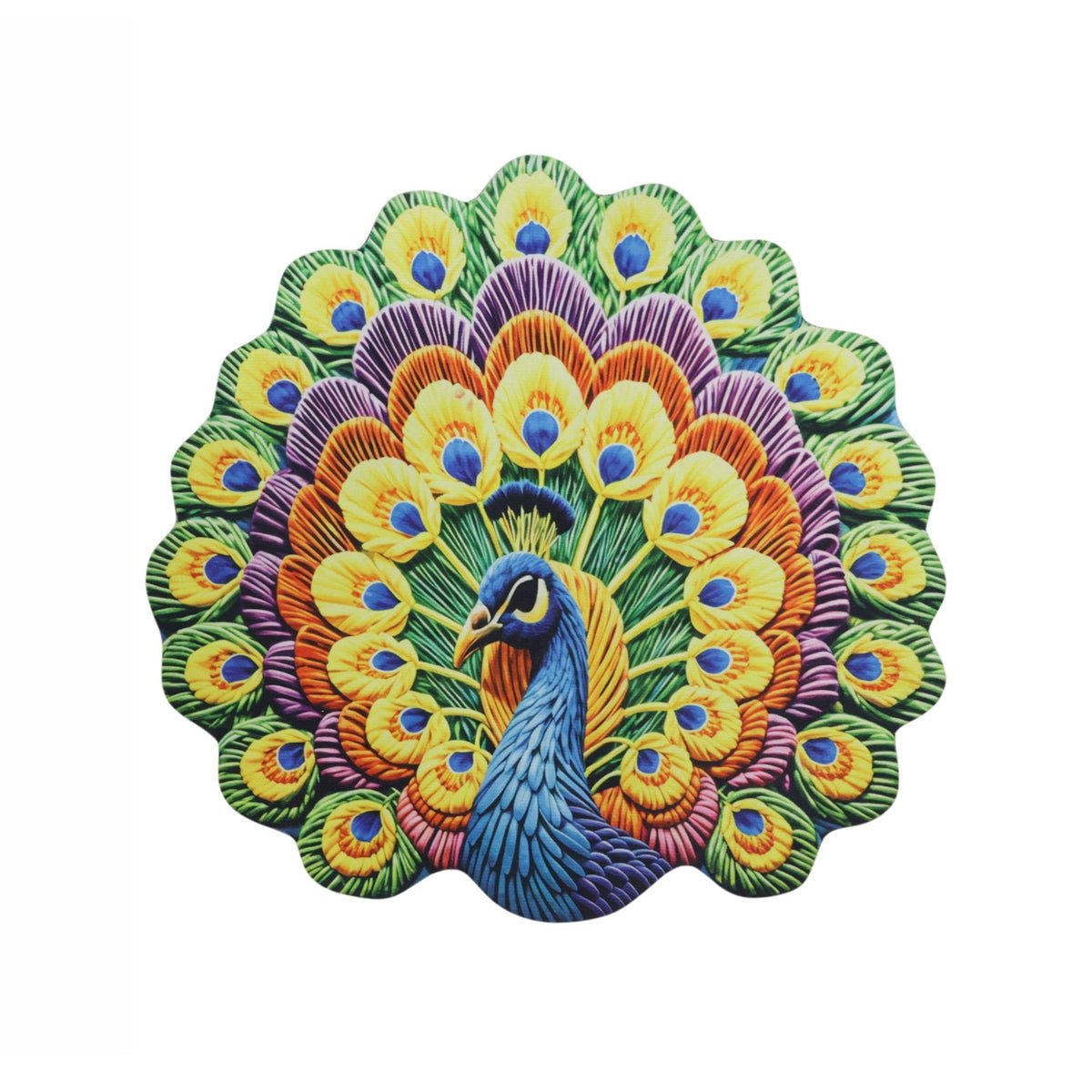 home decor peacock mat