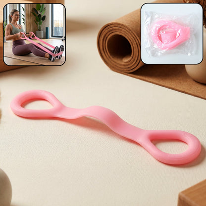 Silicone Yoga Pull Rope Chest Expander Resistance Band (1 Pc)
