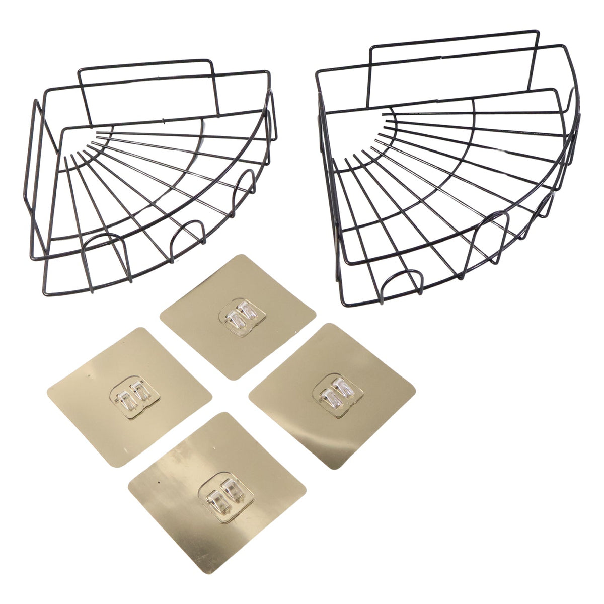 2 Pc Shower Caddy Corner for holding and storing various household stuffs and items etc.