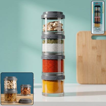 stackable multipurpose storage container set