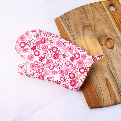 Designer Multicoloured Oven Mitt and Pot Holder (24 Cm)