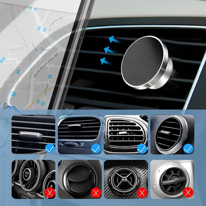 Rotating Magnetic Phone Holder for Car