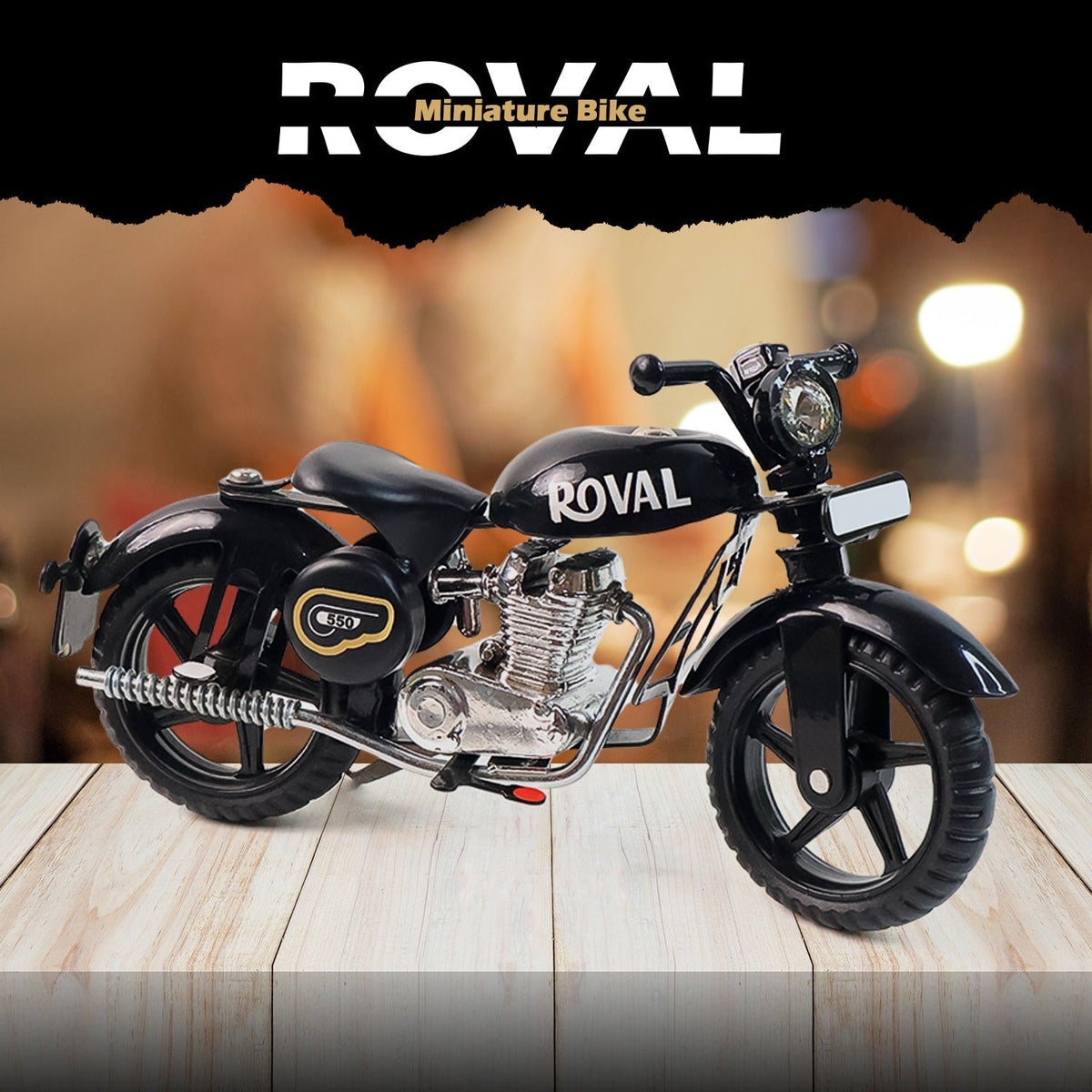 Metal Bullet Bike Toy Model for Kids with Side Stand (1 Pc)
