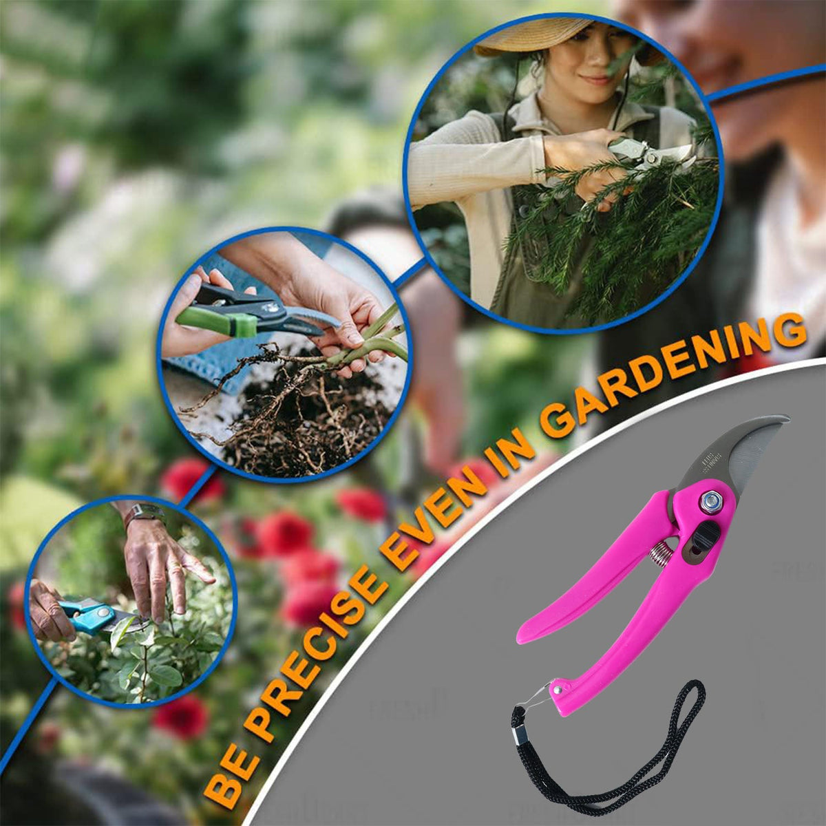 Stainless Steel Garden Scissors, flower cutter