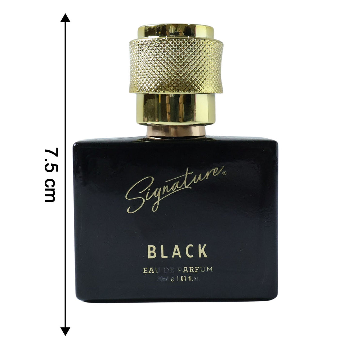 elegant black perfume bottle for men