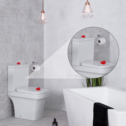 Heart-shaped Knob Pulls Toilet Press Button (4 Pc)