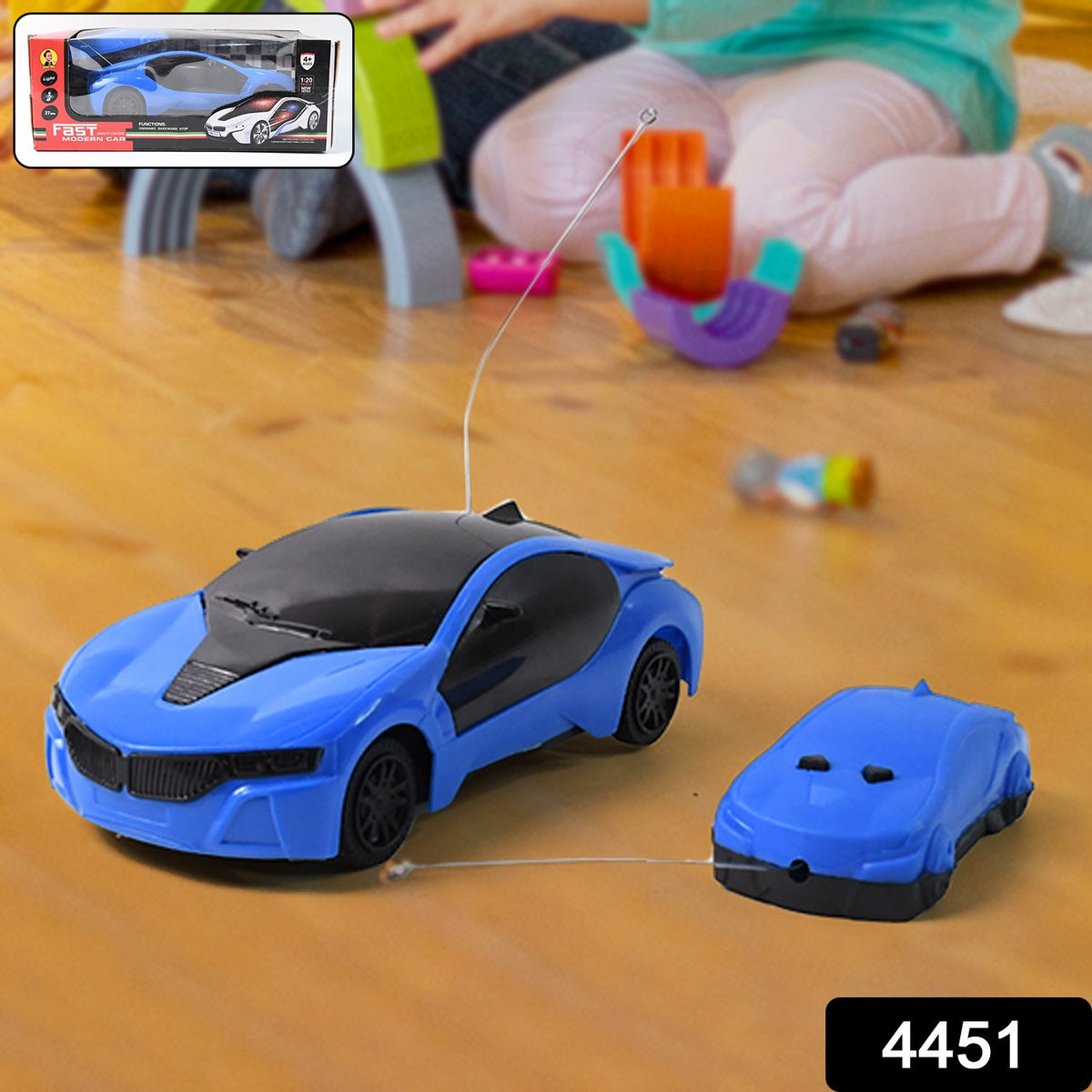 Remote Control Fast Modern Racing Car 3D Light with Go Forward And Backward
